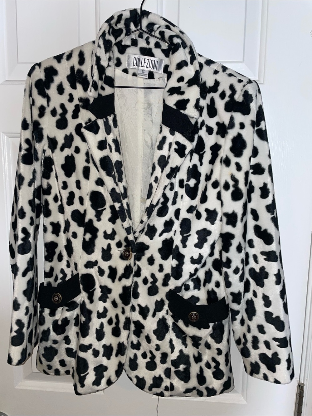 Collezioni Cow  Dalmation Vintage European Designer jacket